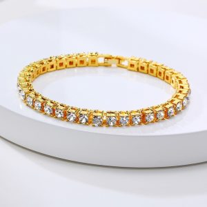 Cubic-Zirconia Tennis Bracelets 5mm