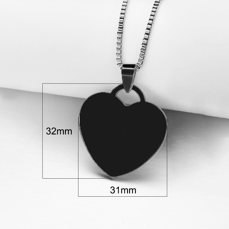 Snoopscollection Jewellery Laser Engraving Personalised Necklace 005b