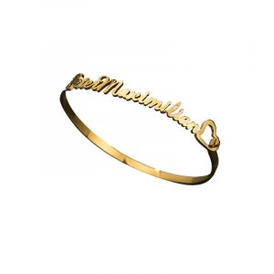 SC Elegant Personalised Name Bangle 014